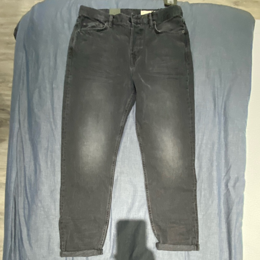 All Saints Black Washed Ridge Jeans